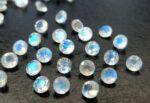 Natural Rainbow Moonstone 2 mm Round Cut Faceted – AAA Quality Rainbow Moonstone Round 2mm