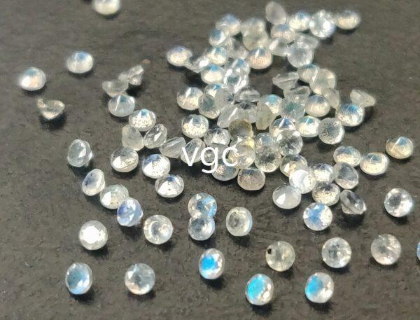 Natural Labradorite 9 mm Round Cut Faceted – AAA Quality Labradorite Round Faceted Cut 9mm