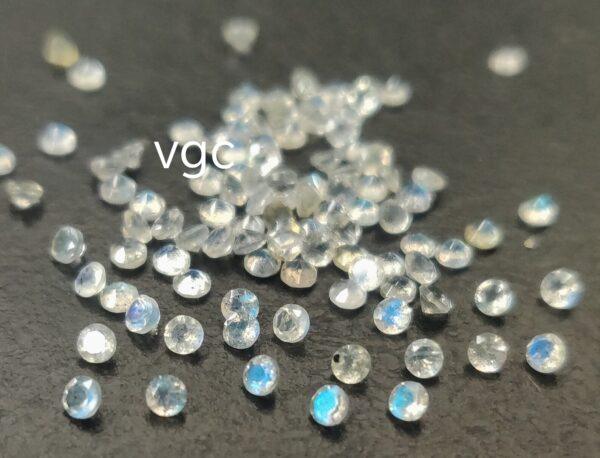 Natural Labradorite 9 mm Round Cut Faceted – AAA Quality Labradorite Round Faceted Cut 9mm