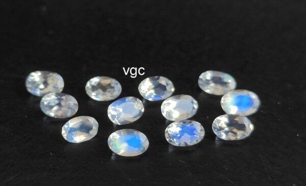 Natural Rainbow Moonstone 5×7 mm Oval Cut Faceted – AAA Quality Rainbow Moonstone Oval 5x7mm