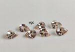 Natural Good Peach Color Morganite 5×7 mm Pear Cut Faceted – AAA Quality Morganite Pear 5x7mm