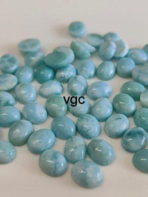 Natural Larimar 10×12 mm Oval Cabochon – Larimar Oval Cabochon 10x12mm
