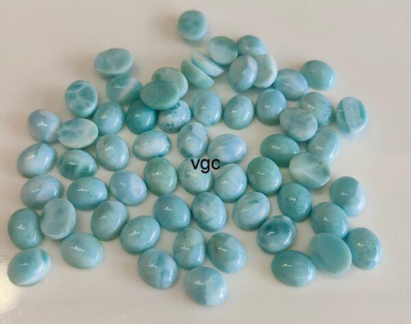 Natural Larimar 4×6 mm Oval Cabochon – Larimar Oval Cabochon 4x6mm