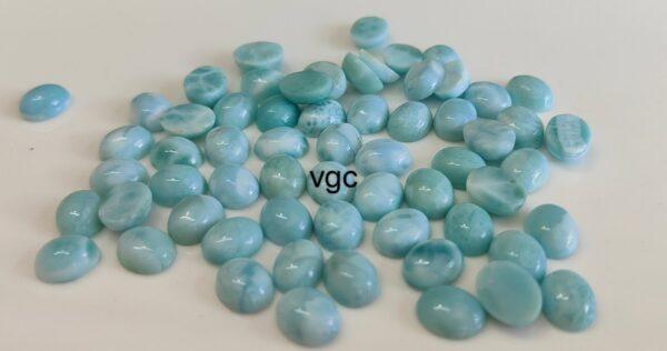 Natural Larimar 4×6 mm Oval Cabochon – Larimar Oval Cabochon 4x6mm