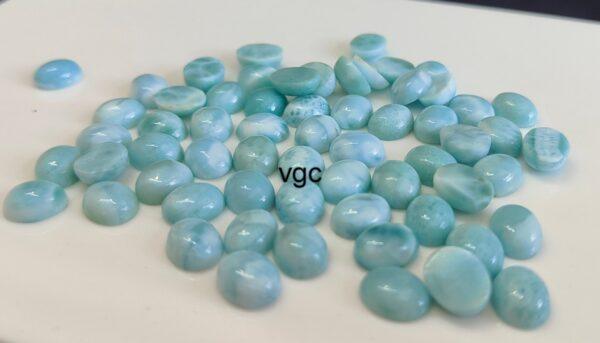 Natural Larimar 4×6 mm Oval Cabochon – Larimar Oval Cabochon 4x6mm