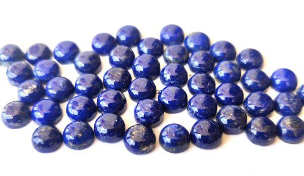 Natural Lapis Lazuli 7 mm Round Cabochon – Lapis Round Cabochon 7mm
