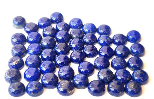 Natural Lapis Lazuli 7 mm Round Cabochon – Lapis Round Cabochon 7mm