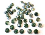 Natural Moss Agate 4 mm Round Cut Faceted – AAA Quality Moss Agate Round 4mm