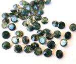 Natural Moss Agate 4 mm Round Cut Faceted – AAA Quality Moss Agate Round 4mm