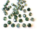 Natural Moss Agate 4 mm Round Cut Faceted – AAA Quality Moss Agate Round 4mm