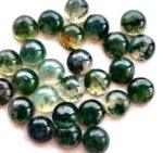 Natural Moss Agate 5 mm Round Cabochon – AAA Quality Moss Agate Round 5mm