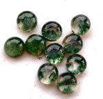 Natural Moss Agate 5 mm Round Doublet Cabochon – AAA Quality Moss Agate Round 5mm