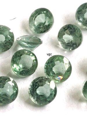 Natural Mint Kyanite 4 mm Round Faceted Cut – Kyanite Round Faceted 4mm