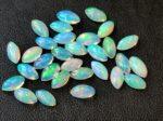 Natural Super Top Multifire Ethiopian Opal 2×4 mm Marquise Cabochon – AAA Quality Ethiopian Opal Marquise 2x4mm