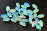 Natural Super Top Multifire Ethiopian Opal 2×4 mm Marquise Cabochon – AAA Quality Ethiopian Opal Marquise 2x4mm