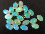 Natural Super Top Multifire Ethiopian Opal 5×7 mm Oval Cabochon – AAA Quality Ethiopian Opal Oval 5x7mm