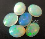 Natural Super Top Multifire Ethiopian Opal 9×11 mm Oval Cabochon – AAA Quality Ethiopian Opal Oval 9x11mm