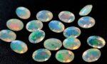 Natural Super Top Multifire Ethiopian Opal 6×8 mm Oval Cut Faceted – AAA Quality Ethiopian Opal Oval 6x8mm