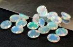 Natural Super Top Multifire Ethiopian Opal 6×8 mm Oval Cut Faceted – AAA Quality Ethiopian Opal Oval 6x8mm