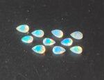 Natural Super Top Multifire Ethiopian Opal 3×5 mm Pear Cut Faceted – AAA Quality Ethiopian Opal Pear 3x5mm