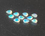 Natural Super Top Multifire Ethiopian Opal 3×5 mm Pear Cut Faceted – AAA Quality Ethiopian Opal Pear 3x5mm