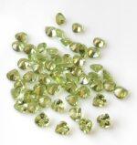 Natural Peridot 5 mm Heart Cut Faceted – AAA Quality Peridot Heart 5mm