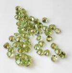 Natural Peridot 5 mm Heart Cut Faceted – AAA Quality Peridot Heart 5mm