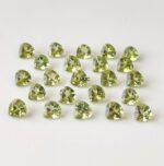 Natural Peridot 5 mm Heart Cut Faceted – AAA Quality Peridot Heart 5mm