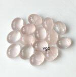 Natural Rose Quartz 10×12 mm Oval Cabochon – AAA Quality Rose Quartz Oval 10x12mm