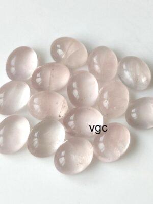 Natural Rose Quartz 10×12 mm Oval Cabochon – AAA Quality Rose Quartz Oval 10x12mm