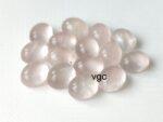 Natural Rose Quartz 10×12 mm Oval Cabochon – AAA Quality Rose Quartz Oval 10x12mm