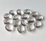 Natural Crystal Quartz 3×5 mm Oval Cabochon – AAA Quality Crystal Quartz Oval 3x5mm