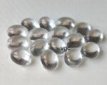 Natural Crystal Quartz 3×5 mm Oval Cabochon – AAA Quality Crystal Quartz Oval 3x5mm