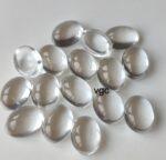 Natural Crystal Quartz 3×5 mm Oval Cabochon – AAA Quality Crystal Quartz Oval 3x5mm