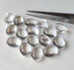 Natural Crystal Quartz 3×5 mm Oval Cabochon – AAA Quality Crystal Quartz Oval 3x5mm