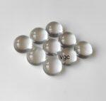 Natural Crystal Quartz 10 mm Round Cabochon – AAA Quality Crystal Quartz Round 10mm