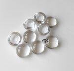 Natural Crystal Quartz 10 mm Round Cabochon – AAA Quality Crystal Quartz Round 10mm