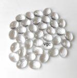 Natural Crystal Quartz 6×8 mm Oval Rose Cut – AAA Quality Crystal Quartz Oval 6x8mm