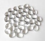 Natural Crystal Quartz 6×8 mm Oval Rose Cut – AAA Quality Crystal Quartz Oval 6x8mm