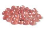 Natural Strawberry Quartz 6×8 mm Oval Rose Cut – AAA Quality Strawberry Quartz Oval 6x8mm