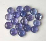 Natural Tanzanite 4 mm Round Cabochon – AAA Quality Tanzanite Round Cabochon 4mm