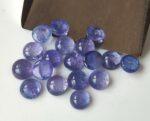 Natural Tanzanite 4 mm Round Cabochon – AAA Quality Tanzanite Round Cabochon 4mm