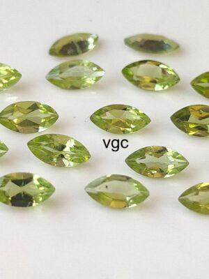 Natural Peridot 2×4 mm Marquise Cut Faceted – AAA Quality Peridot Marquise 2x4mm