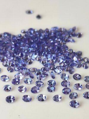 Natural Tanzanite 3×4 mm Oval Cut Faceted – AAA Quality Tanzanite Oval Faceted 3x4mm