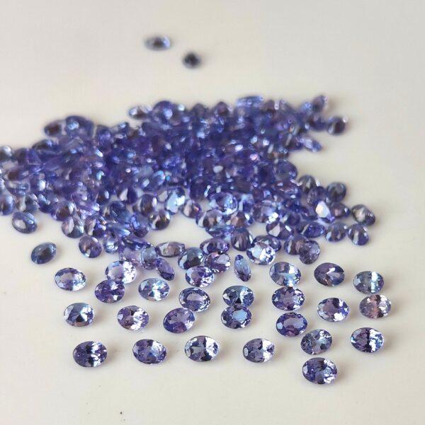 Natural Tanzanite 3×4 mm Oval Cut Faceted – AAA Quality Tanzanite Oval Faceted 3x4mm