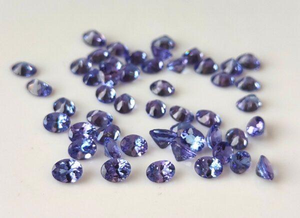 Natural Tanzanite 4×5 mm Oval Cut Faceted – AAA Quality Tanzanite Oval Faceted 4x5mm
