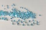 Natural Swiss Blue Topaz 1.5 mm Round Faceted Cut – AAA Quality Swiss Blue Topaz Round Faceted Cut 1.5mm