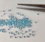 Natural Swiss Blue Topaz 1.5 mm Round Faceted Cut – AAA Quality Swiss Blue Topaz Round Faceted Cut 1.5mm