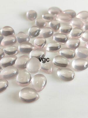 Natural Rose Quartz 3×5 mm Pear Cabochon – AAA Quality Rose Quartz Pear 3x5mm