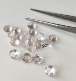 Natural Rose Quartz 10 mm Round Cut Faceted – AAA Quality Rose Quartz Round 10mm